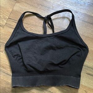 Gymshark Sweat Seamless Acid Wash Longline Sports Bra